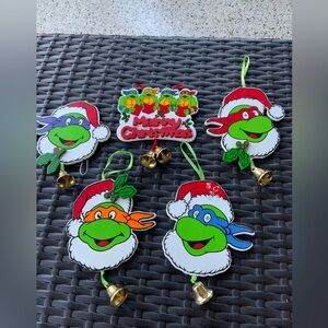 Vintage Teenage Mutant Ninja Turtles Christmas Ornaments